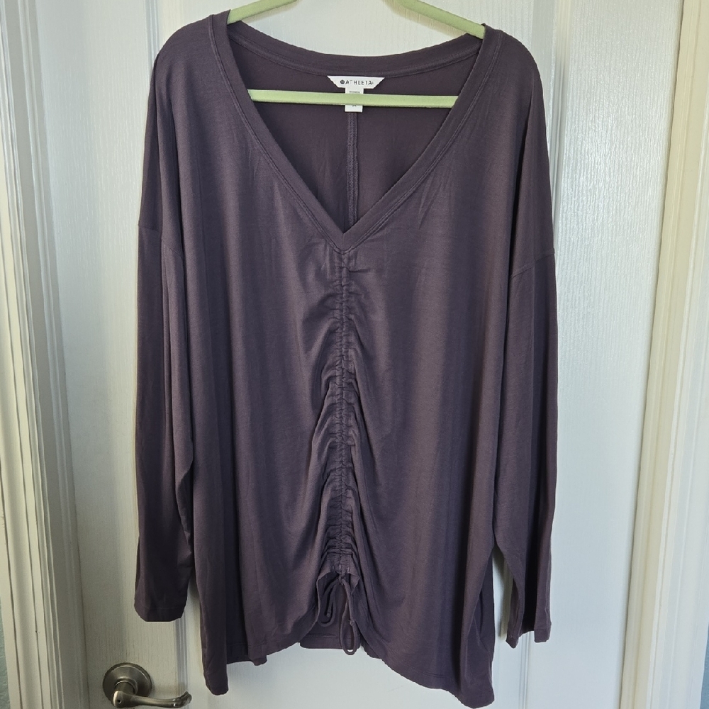 Athleta Womens Plus Size 3X Long Sleeve Athletic Top - Perfect With Leggings